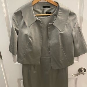 Ann Taylor sleeveless dress and jacket.